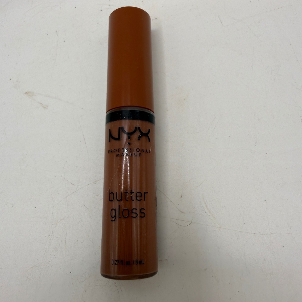 NYX Professional Makeup Butter Gloss BLG46 Ginger Snap Brown Lip Gloss 0.27oz